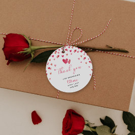 甘いハートベビーシャワー フェイバータグ