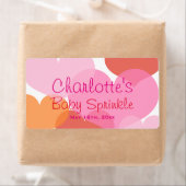 甘いハートベビー散水瓶ラベル ラベル (インサイチュ)