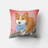 甘いハートレター配信Corgi クッション (裏面)