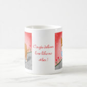 甘いハートレター配信Corgi コーヒーマグカップ (中央)