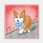 甘いハートレター配信Corgi マグネット (正面)