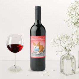 甘いハートレター配信Corgi ワインラベル