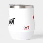 甘いハートワインタンブラー (右面)