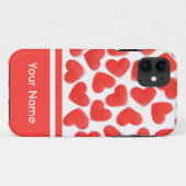 甘いハート名iPhoneケース Case-Mate iPhoneケース (裏面(横))