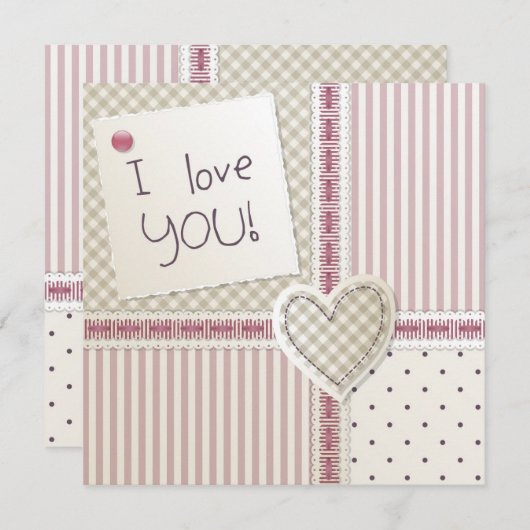 甘いハート招待状 招待状 (正面/裏面)