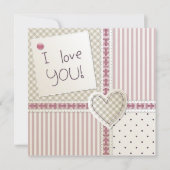 甘いハート招待状 招待状 (正面)