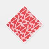 甘いハート柄ナプキン スタンダードランチョンナプキン (角)