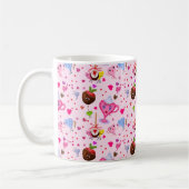 甘いハート祝ズどこでも コーヒーマグカップ (左)