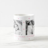 甘いハート編集可能カラーカスタムフォトマグカップ コーヒーマグカップ (中央)