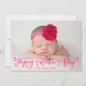 甘いハート |バレンタインデーのフォトカード シーズンカード (正面)