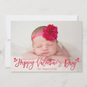 甘いハート |バレンタインデーのフォトカード シーズンカード (正面)