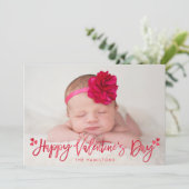 甘いハート |バレンタインデーのフォトカード シーズンカード (スタンド正面)