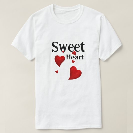 甘いハート Tシャツ (デザイン正面)