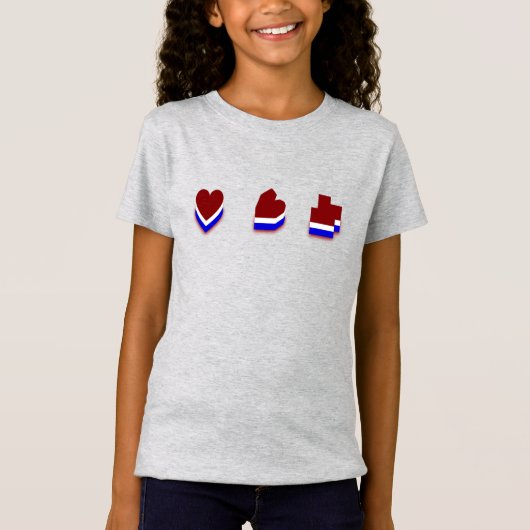 甘いハートTシャツ Tシャツ (正面)