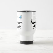 甘いバスーンのひよこの蝶音楽ギフト トラベルマグ (中央)