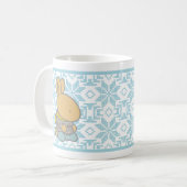 甘いバニーのクラシックな冬のマグ コーヒーマグカップ (正面左)