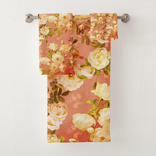 甘いバラオンオレンジ バスタオルセット (インサイチュ)