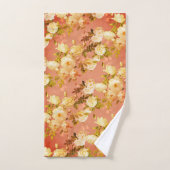 甘いバラオンオレンジ バスタオルセット (ハンドタオル)