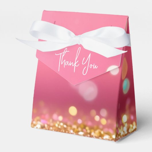 甘いバラ金ゴールドグリッターグラムサンキューオフィードボックス フェイバーボックス (正面サイド)