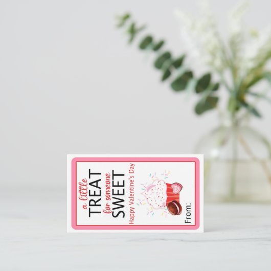 甘いバレンタインのカードを少しおごる エンクロージャーカード