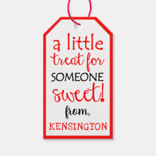 甘いバレンタインデーのためのちょっとした楽しみ ギフトタグ