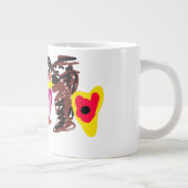 甘いバレンタインデーの人形 ジャンボコーヒーマグカップ (右)
