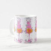 甘いバレンタイン コーヒーマグカップ (正面左)