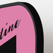 甘いバレンタニパーソナライズされたンカスタマイズカップル ピックルボールラケット (左詳細)