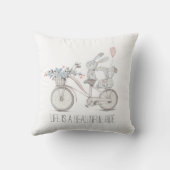 甘いバンニーが楽しめる美しいライドバイク クッション (裏面)