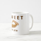 甘いパイ コーヒーマグカップ (正面右)