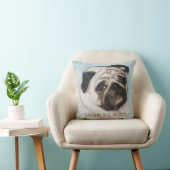 甘いパグの子犬 クッション (椅子)