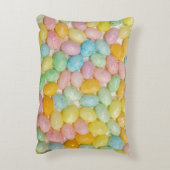甘いパステルジェリービーンズ復活祭キャンディ アクセントクッション (裏面(縦))