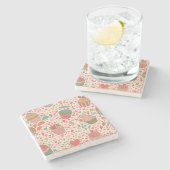 甘いパターン ストーンコースター (横)