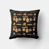 甘いパタ忙しーンのミツバチが巣に飛び込む クッション (裏面)