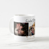 甘いパパエバカスタムー3枚の写真ホワイト コーヒーマグカップ (正面左)