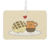 甘いパンのココア鍋のdulceのメキシコ人の外耳 カーエアーフレッシュナー (裏面)