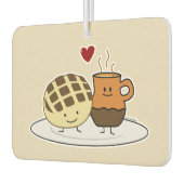 甘いパンのココア鍋のdulceのメキシコ人の外耳 カーエアーフレッシュナー (左)