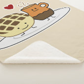 甘いパンのココア鍋のdulceのメキシコ人の外耳 シェルパブランケット (3/4)