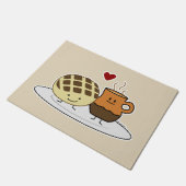 甘いパンのココア鍋のdulceのメキシコ人の外耳 ドアマット (アングル)