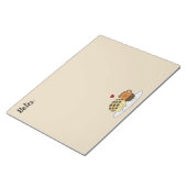 甘いパンのココア鍋のdulceのメキシコ人の外耳 ノートパッド (アングル)