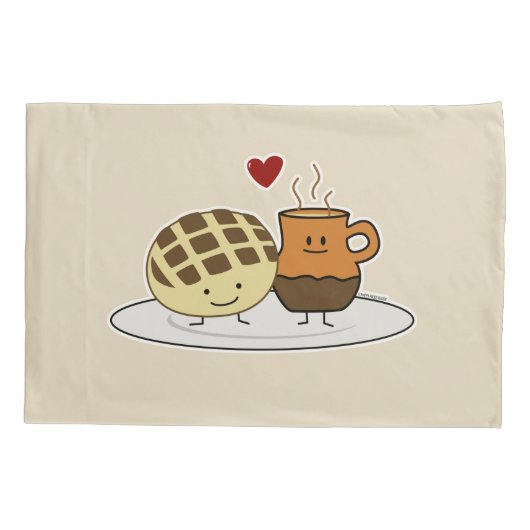 甘いパンのココア鍋のdulceのメキシコ人の外耳 枕カバー (裏面)