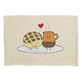 甘いパンのココア鍋のdulceのメキシコ人の外耳 枕カバー (正面)