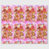 甘いパンのメキシカンパン ラッピングペーパー (フラット)