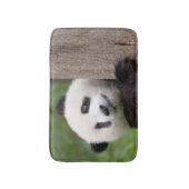 甘いパンダくまの絵画 バスマット (正面縦)