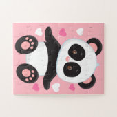 甘いパンダくま愛子供 ジグソーパズル (横)