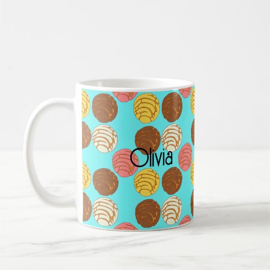 甘いパンメキシコパンダースコンカス コーヒーマグカップ (左)