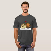 甘いパン熱チョコレートパンdulceメキシコのコンチャ tシャツ (正面フル)