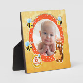 甘いパーソナライズされたハチミツバメベビーのフォトフレーム フォトプラーク (正面)
