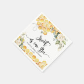 甘いビービーのまわりにシャワー スタンダードカクテルナプキン (角)