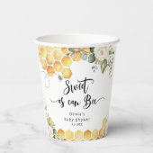 甘いビービーのまわりにシャワー 紙コップ (裏面)